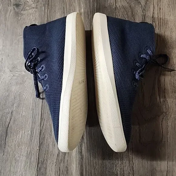Allbirds Mens Tree Toppers Blue High Top Casual Shoes Sneakers Size 12 - Picture 7 of 8